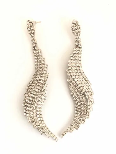 Aretes largos para vestido de noche outlet