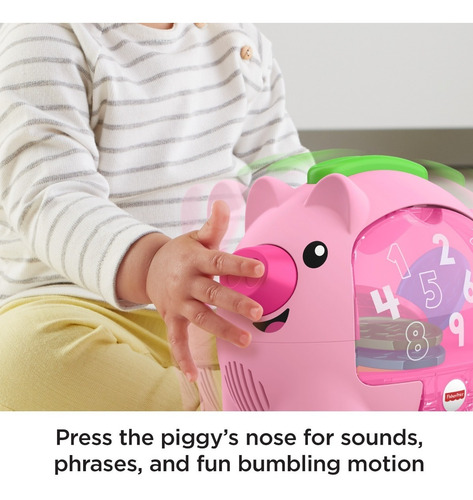 Imagen 7 de 7 de Fisher Price Laugh N Learn Alcancia Piggy Bank Luces Sonido