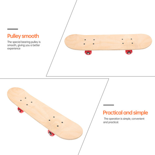 Tabla De Skate Uncomplete Skateboards Dibujada A Mano