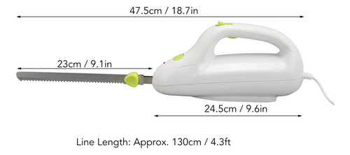 Cuchillo Serrado Eléctrico Para Carne Congelada Automática