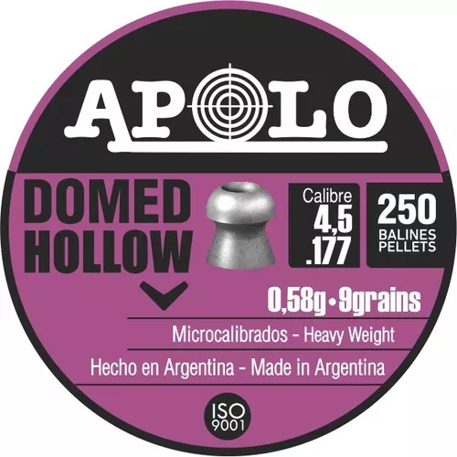 Balines Apolo Pointed 4.5 Lata x500 – Galo Tiempo Libre • Outdoor Argentina