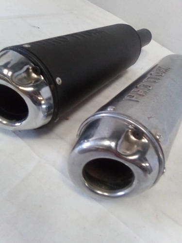 Cola O Tubo De Escape Prottork Cromado Universal Para Moto