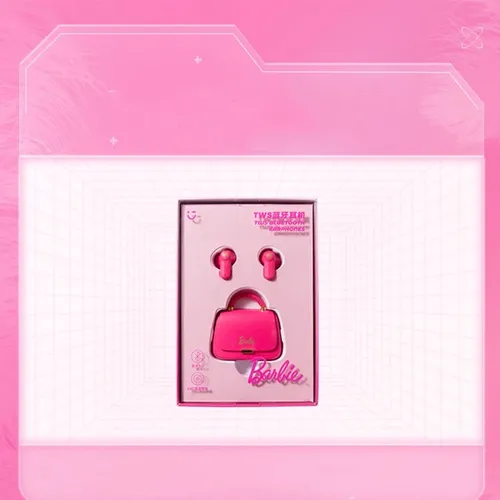 Auriculares Inalámbricos Bluetooth 5.3 Barbie Strawberry