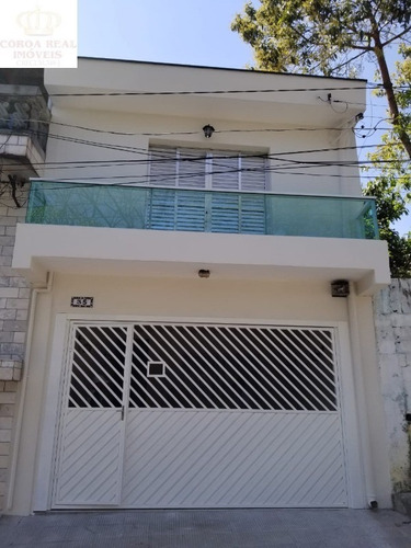 Sobrado Com 03 Dorms E 01 Suíte 02 Vagas Com Quintal E Churrasqueira No Jd Hercília - Sb00139 - 68709917