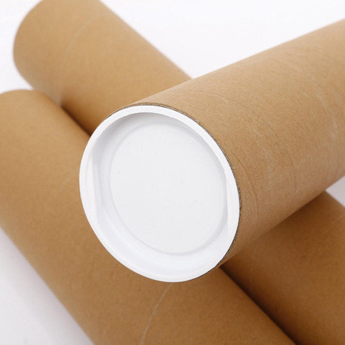 2 Tubos De Papelão Tubos De Pôsteres Grandes Para Por 50cm