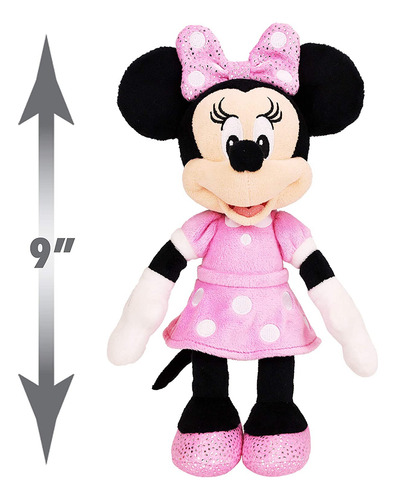 Just Play Disney Mickey Minnie Plush Basic, A Partir De 2 A