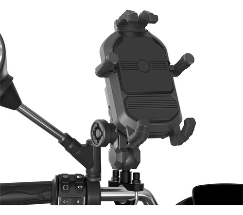 Soporte Teléfono Moto Impermeable Anti-robo 360° Manillar Mo