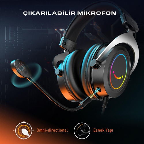 Auriculares Para Juegos Fifine Ampligame H3 Con Micrófono De