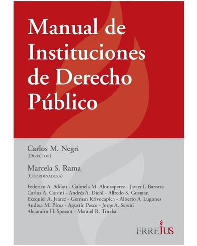 Manual De Instituciones De Derecho Público