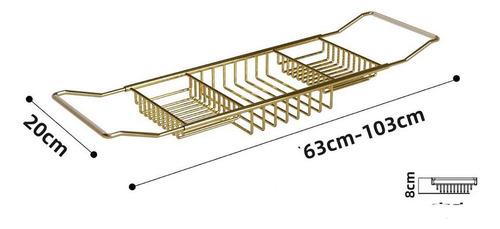 Tablero De Mesa Para Bañera, Bandeja De Mesa Oro