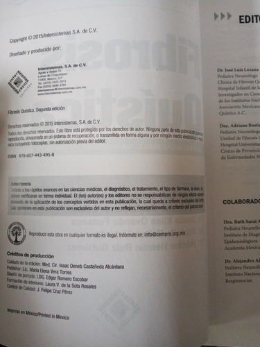 Fibrosis Quística. Dr. José Luis Lezana Fernández Y Otros.