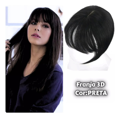 Prótesis Capilar Para Mujer Top Hair Fringe 3d