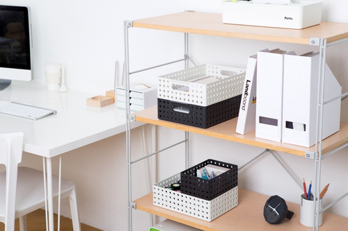 Imagen 4 de 6 de Contenedor Myroom Basket S&s 270905 Marfil Size 4