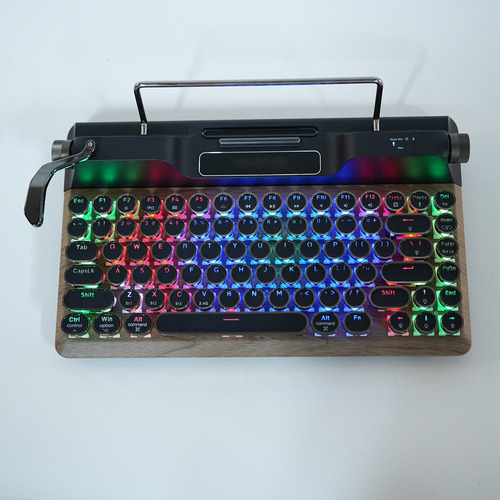 Teclado De Máquina De Escrever Retrô Mechanical 5.0 Teclados