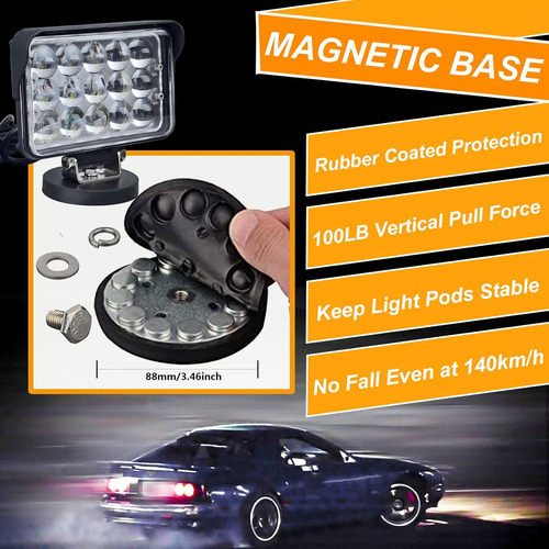 Luz Led Todoterreno Y Linterna De Camping Recargable
