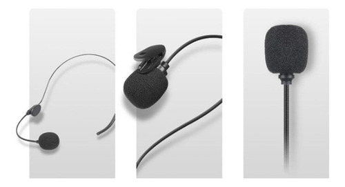 Microfone De Cabeça/microfone De Lapela Sem Fio