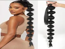 Comprar Moño Extensiones De Cabello Cola De Caballo Aladin Y Trenza