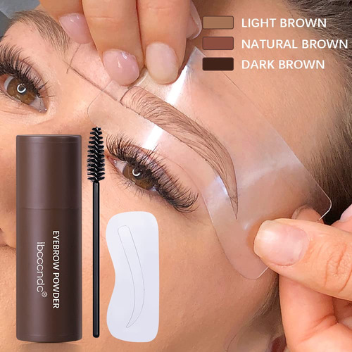 Sello De Cejas, Eyebrow Stamp Kit, Kit De Plantillas Para