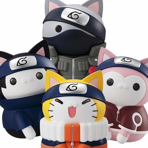 Naruto Itachi Kakashi Sasuke Michis Kawaii Gatitos Set 8