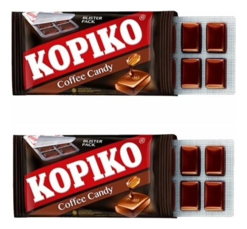 2 Blisters Pack Kopiko Dulce Caramelo De Cafe  