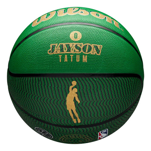 Pelota Basketball Nba Player Icon Outdoor Tatum 7 Wilson Color Verde