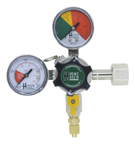 Kit Extração Chopp Cerveja Regulador 1 Via Cilindro Co2 4kg