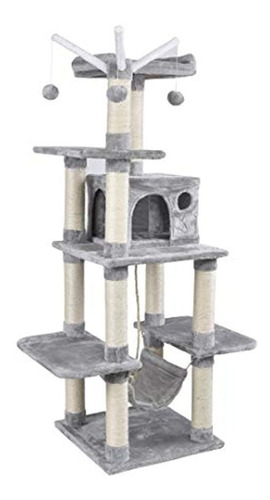 Gojooasis Gato Arbol Torre Condo Furniture Scratch Post For