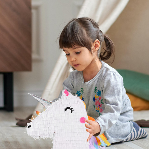 Piñata Tridimensional De Unicornio