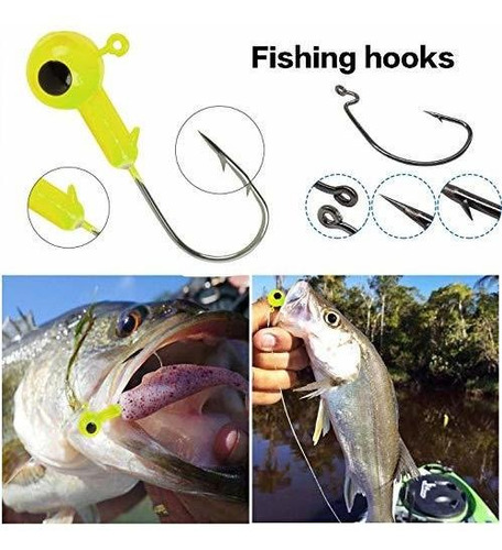 Xblack Juego Señuelo Pesca Suave Para Cebo Blando Color
