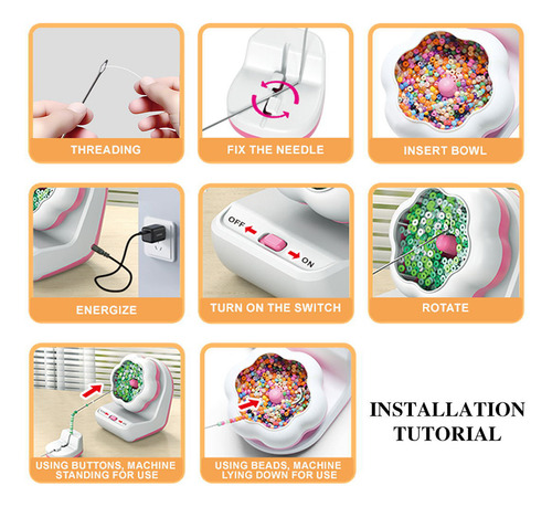 Pulseras Bead Spinner Spinner Bead Electric Para Automática/