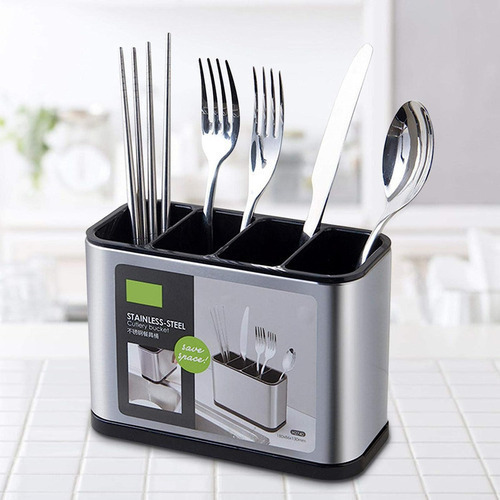 Portacubiertos De Cocina, Soporte Para Cubiertos De Acero