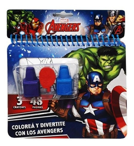 Libro Para Colorear Avengers