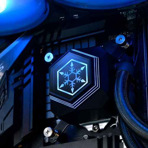 Imagen 7 de 10 de Cpu Watercooling Silverstone Pf120 Argb V2 120mm Intel Amd