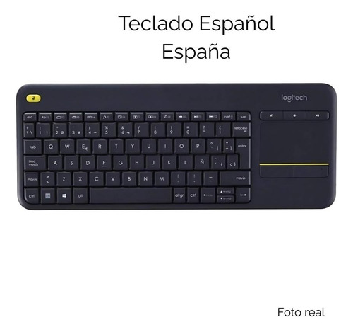 Teclado Con Touchpad Logitech K400 Plus Smart Tv Pc