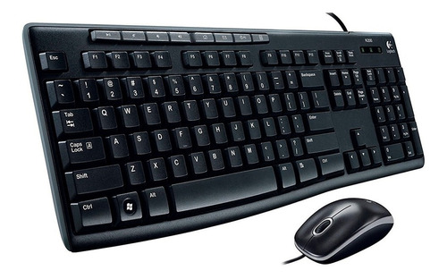 Teclado Logitech Mk200 Spanish Black