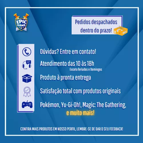 Pasta - 3 x 3 Azul - Epic Game - A loja de card game mais ÉPICA do Brasil!