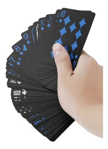 Poker Impermeable Pvc De Plástico Juego De Cartas De Juego C