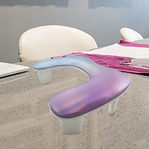 Reposabrazos En Forma De U, Soporte Violeta Azul Degradado