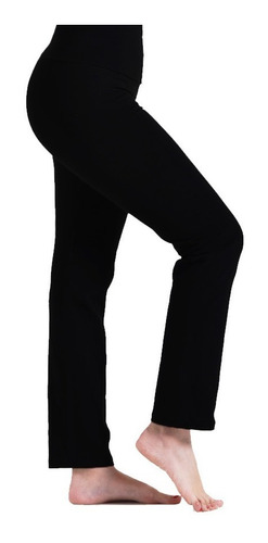 Calzas Recta Tiro Alto 100% Lycra Mujer Talle Standar Xs-xx