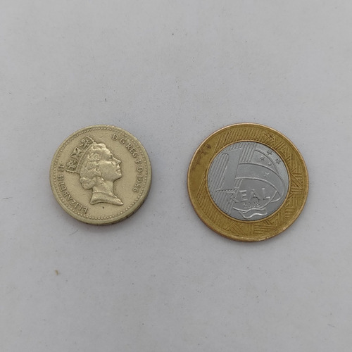 Antiga Moeda One Pound Ano 1986 Reino Unido - 16478n (Usado)
