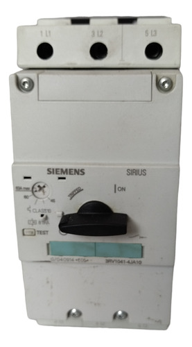 Guaradamotor Siemens 3rv1041-4ja10 De 45 A 63amp Max