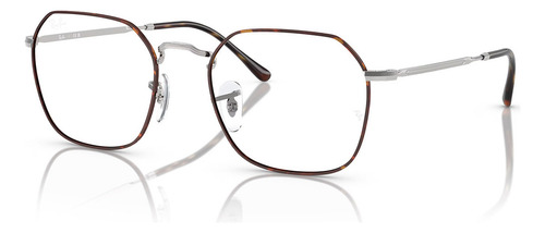 Óculos De Grau Ray Ban Jim Rx3694v 3178-53 Cor Prata Tamanho 53