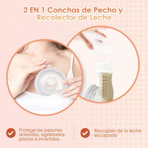 Cáscara Portátil Para Recolección De Leche Materna