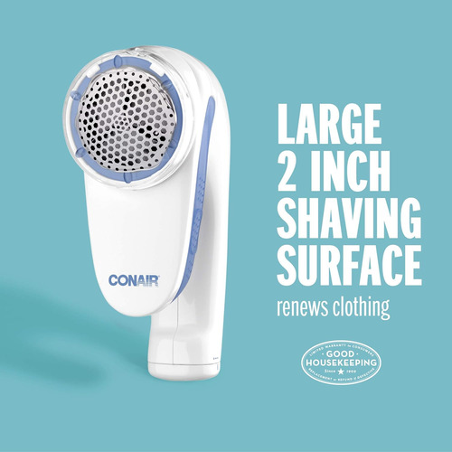 Quitapelusas De Tela Conair, Portátil Y Automática , Blanca