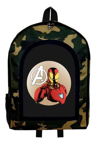 Mochila Camuflada Iron Man Modelo 34