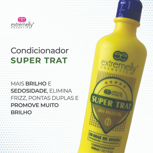 Kit Manutenção Jaca Shampoo Condicionador Máscara Leave In