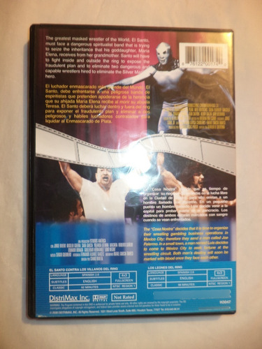 2 Dvds. Santo Vs. Los Villanos Del Ring, Los Leones Del Ring (Usado)