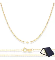 Comprar Cadena Oro Sólido 14k Grano Granito De Cafe 55cm Italy Mujer Dama Mujer Oro Puro 14k Italy Italiano Regalo Novia Mujer Oro Italiano 14k Moon Rock Cadena Oro Italy 14 Kilates Joyería Fina 14 Kilates