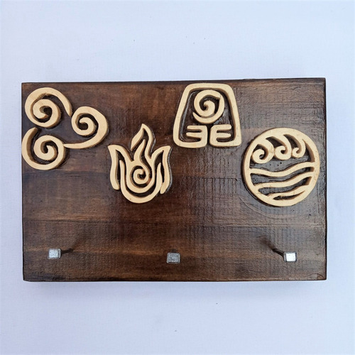 Imagen 5 de 7 de Portallaves De Mandera Artesanales - Personalizables