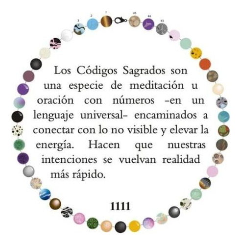 Codigos Sagrados Collar Codificador 45 Agata Azul + Manual